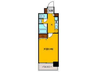 ア－バンエ－ス夕陽丘パルの物件間取画像